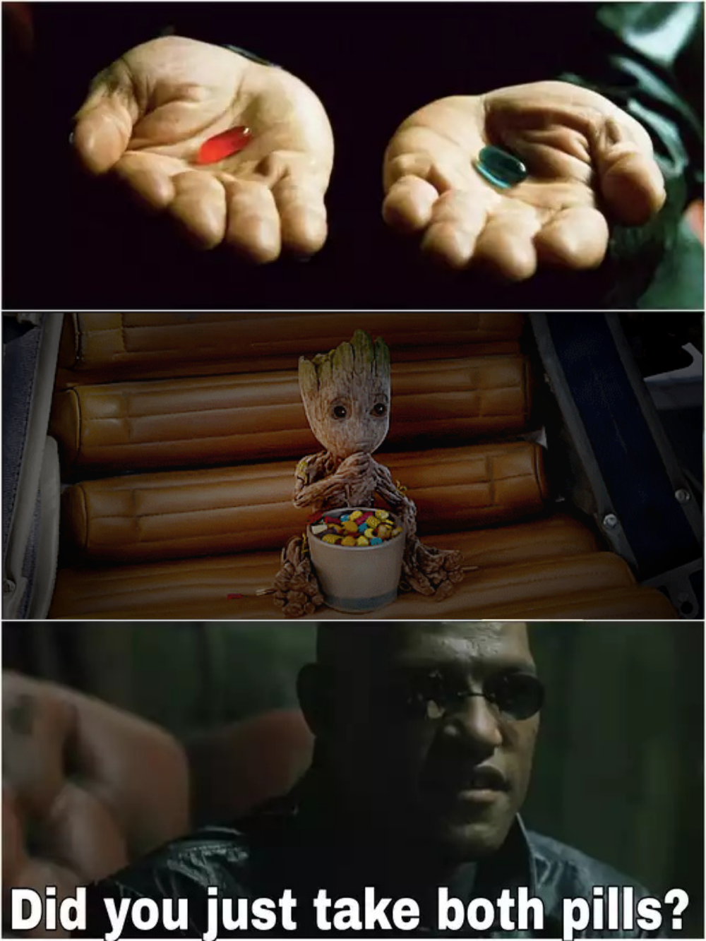 High Quality smolgroot matrix pills Blank Meme Template