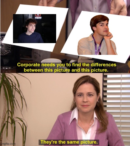 Why they look identical tho? | image tagged in memes,they're the same picture | made w/ Imgflip meme maker