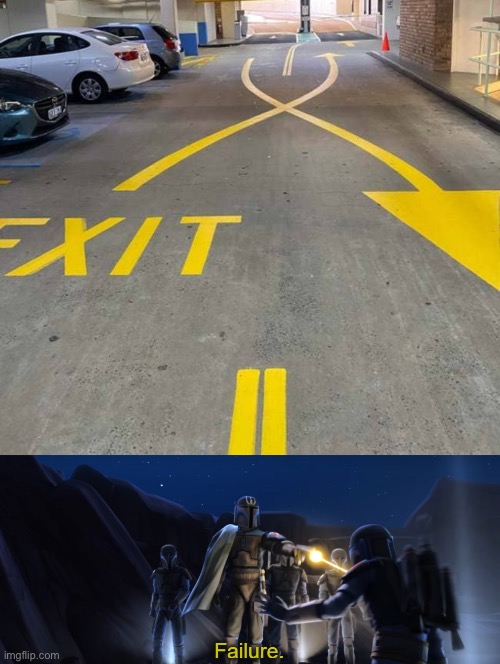 This will lead into a crash. | image tagged in failure,memes,you had one job,design fails,star wars,crappy design | made w/ Imgflip meme maker