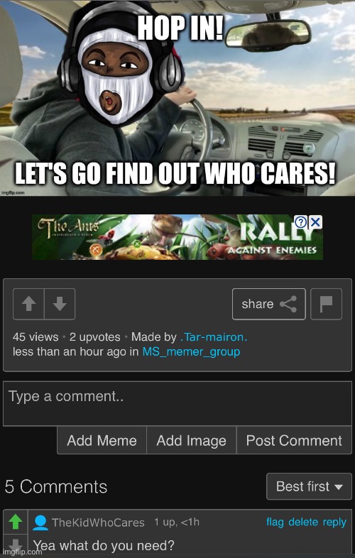 made w/ Imgflip meme maker