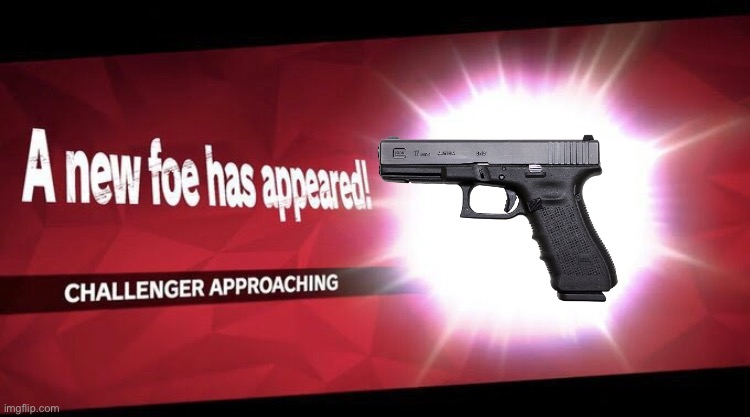Gun | image tagged in i new challenger approahes | made w/ Imgflip meme maker