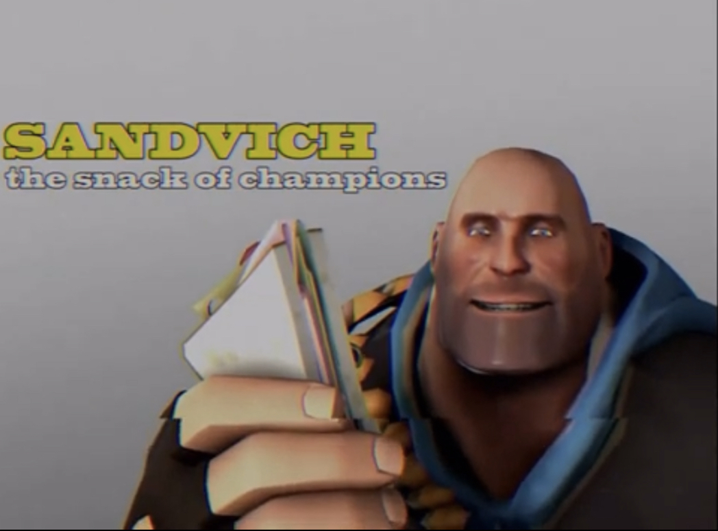 sandvich the snack of champions Blank Meme Template