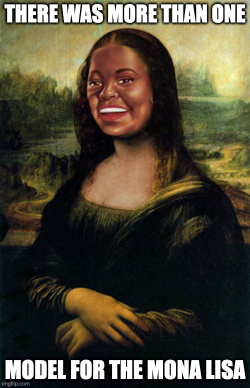 Jemima Lisa | THERE WAS MORE THAN ONE; MODEL FOR THE MONA LISA | image tagged in mona lisa,memes | made w/ Imgflip meme maker