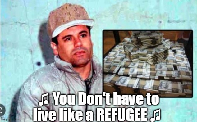 ♫ You Don't have to live like a REFUGEE ♫ | made w/ Imgflip meme maker