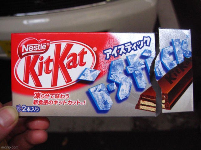 What the? | image tagged in cursed kitkat,cursed | made w/ Imgflip meme maker