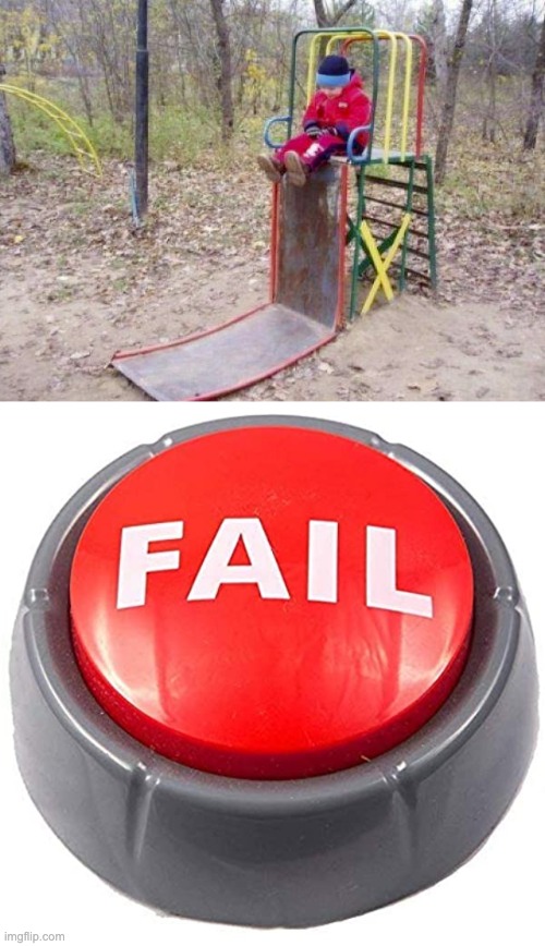 Why does this slide exist. | image tagged in fail red button,failure,you had one job,memes,slide,design fails | made w/ Imgflip meme maker