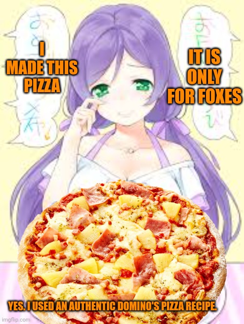 Anime pizza - Imgflip