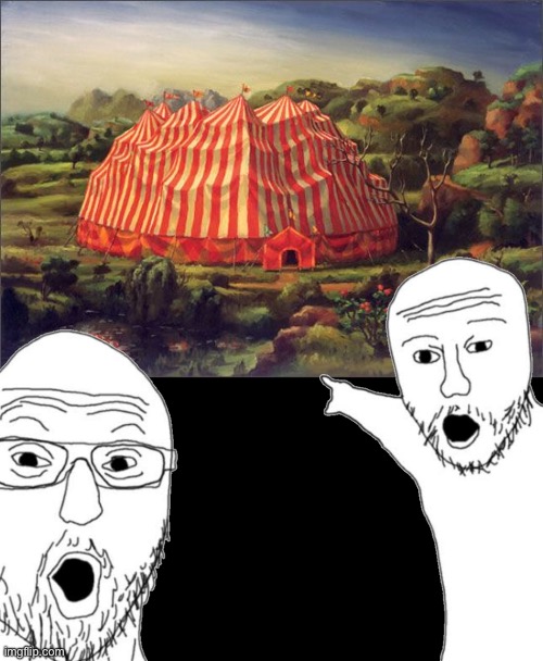Big Tent with pointing wojaks | image tagged in big tent with pointing wojaks | made w/ Imgflip meme maker