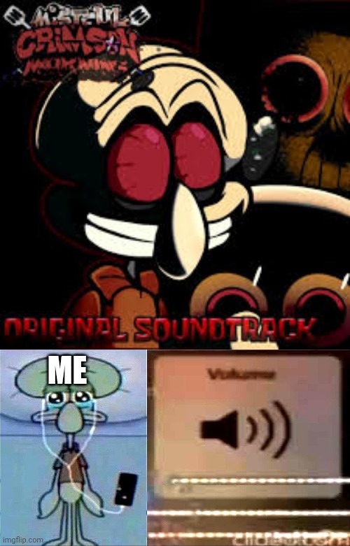 Squidward Listening To Music In Bed