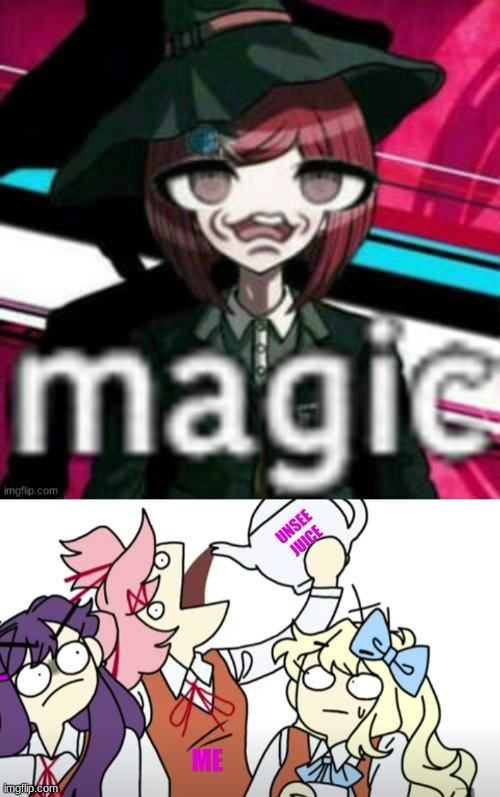 image tagged in natsuki ddlc unsee juice | made w/ Imgflip meme maker
