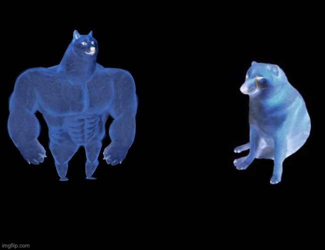 Buff Doge vs. Cheems Meme | image tagged in memes,buff doge vs cheems | made w/ Imgflip meme maker