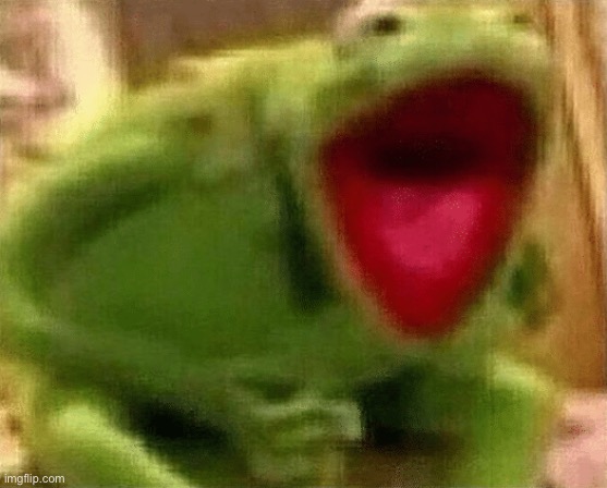 e.g. Kermit Yelling | image tagged in e g kermit yelling | made w/ Imgflip meme maker