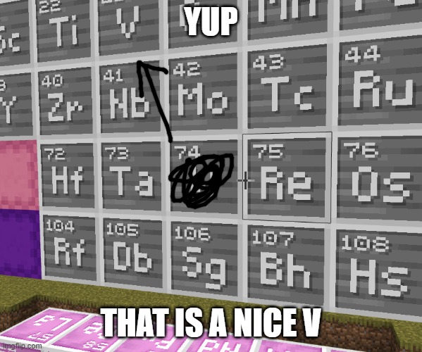 YUP THAT IS A NICE V | made w/ Imgflip meme maker