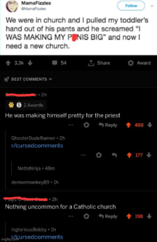 Cursed meaning of Op : r/cursedcomments