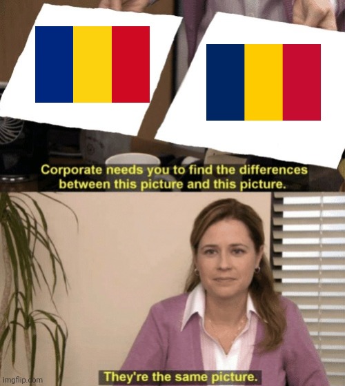 Romania vs Chad | image tagged in corporate needs you to find the differences,romania,chad | made w/ Imgflip meme maker