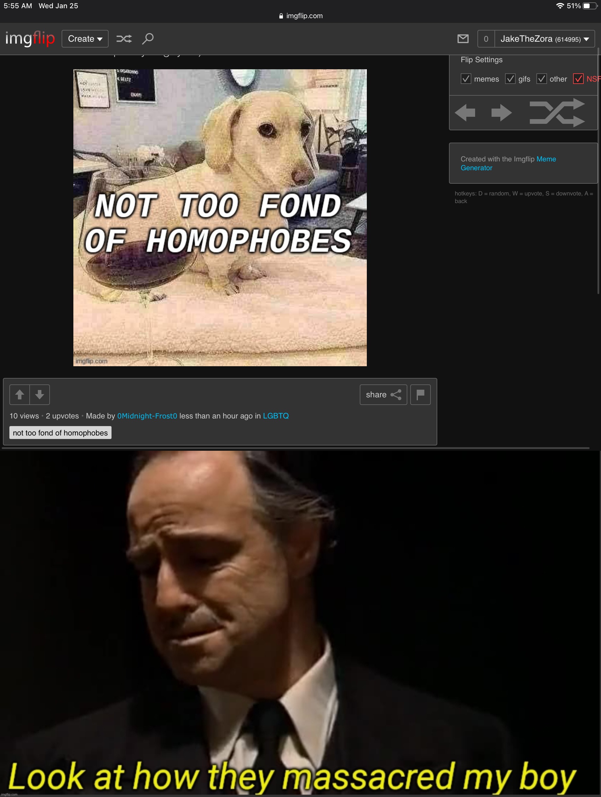 image tagged in look at how they massacred my boy | made w/ Imgflip meme maker