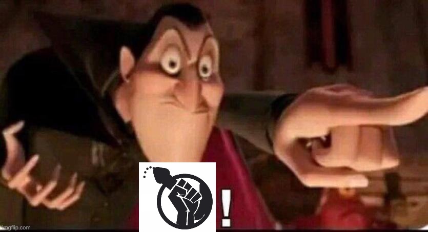 Dracula point | image tagged in dracula point | made w/ Imgflip meme maker