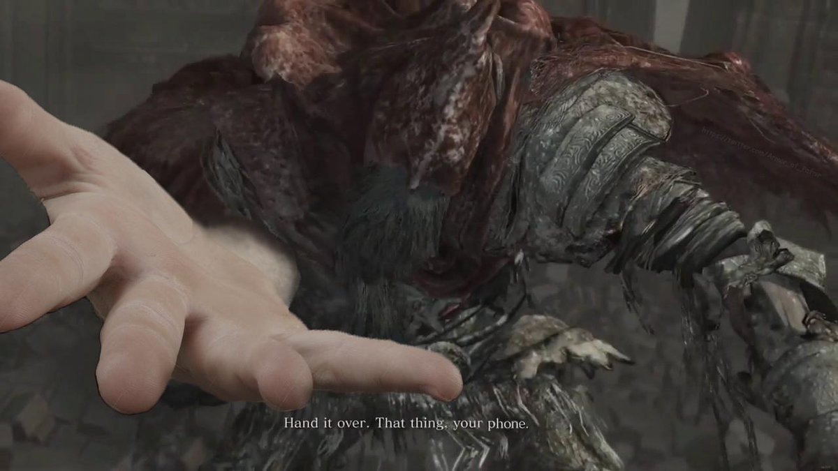 High Quality Your dark souls Hand it over Blank Meme Template