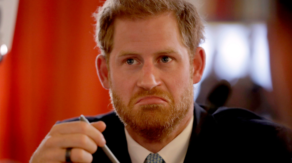 Prince Harry Disappointed Blank Meme Template