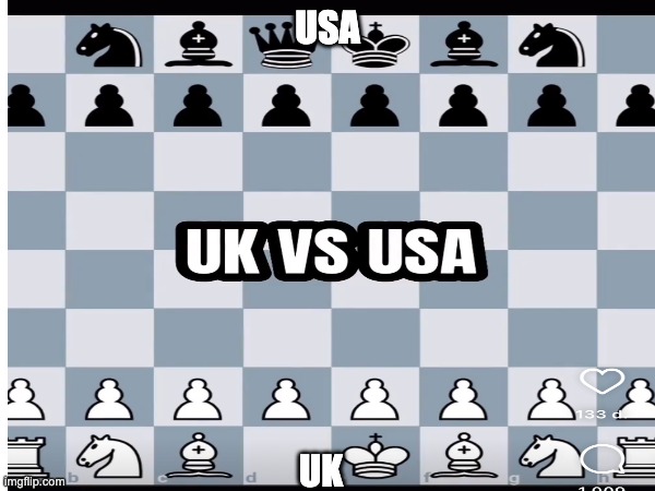 usa vs uk (It was supposed to be in dark humor) | USA; UK | image tagged in usa,vs,uk | made w/ Imgflip meme maker
