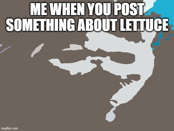 You ruined my day you lettuce meme making freaks | ME WHEN YOU POST SOMETHING ABOUT LETTUCE | image tagged in another run-of-the-mill cat staring into your soul | made w/ Imgflip meme maker