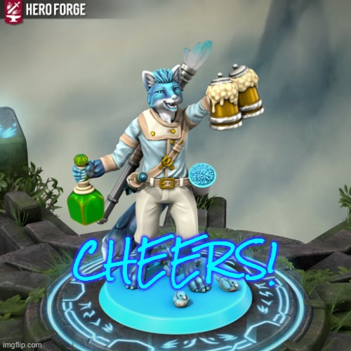 Cheers to Victory Furry | CHEERS! | image tagged in cheers to victory furry | made w/ Imgflip meme maker