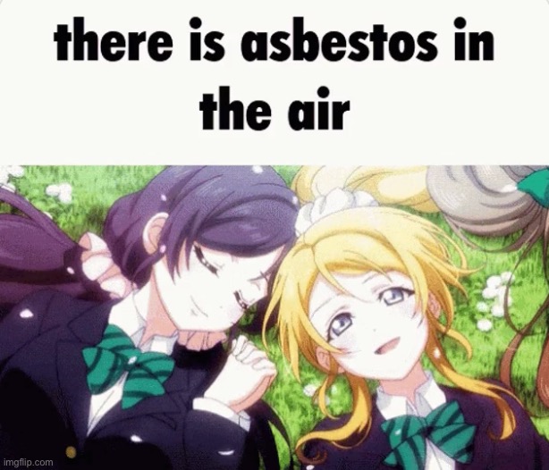 bruh | image tagged in there is asbestos in the air | made w/ Imgflip meme maker