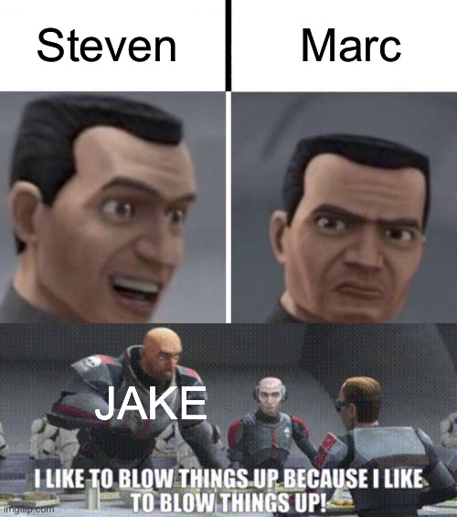 Moon Knight personalities as clone troopers | Steven; Marc; JAKE | image tagged in clone trooper faces | made w/ Imgflip meme maker