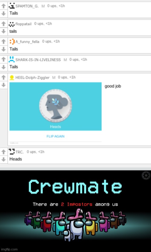 yikes | image tagged in crewmate there are two imposters among us | made w/ Imgflip meme maker