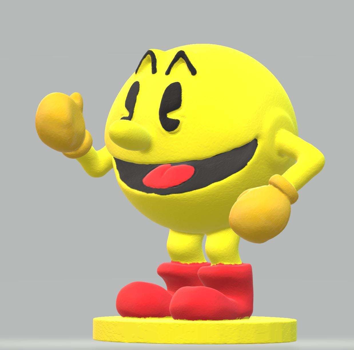 3D pacman Blank Meme Template