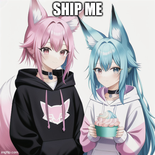 sylc and glav sharing cake | SHIP ME | image tagged in sylc and glav sharing cake | made w/ Imgflip meme maker