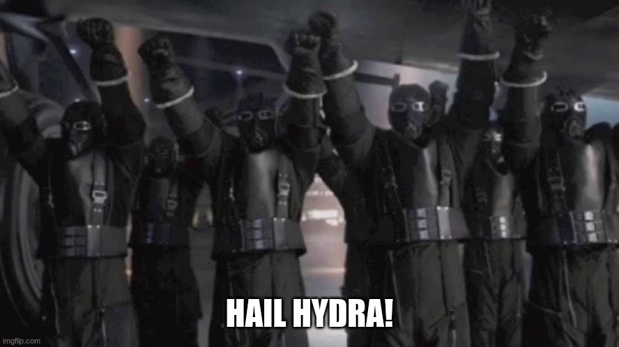 hail hydra | HAIL HYDRA! | image tagged in hail hydra | made w/ Imgflip meme maker