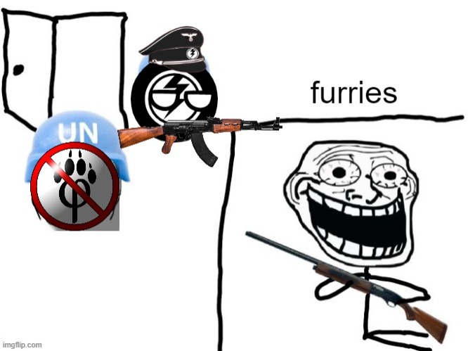 STOP FURRIES | image tagged in anti furry | made w/ Imgflip meme maker