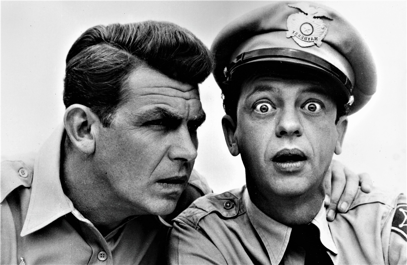 High Quality Andy Griffith and Barney Fife Blank Meme Template