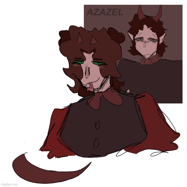 azazel- also has a daughter yaaaay | made w/ Imgflip meme maker