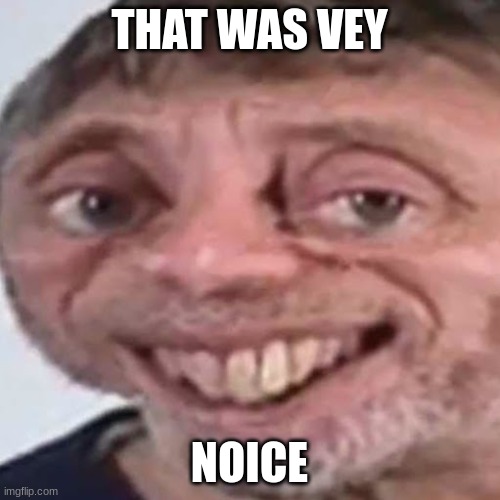 Noice | THAT WAS VEY NOICE | image tagged in noice | made w/ Imgflip meme maker