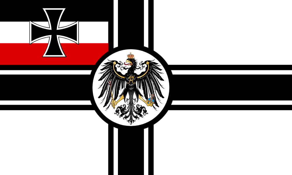 Imperial German Navy flag 1871-1919 JPP Blank Meme Template