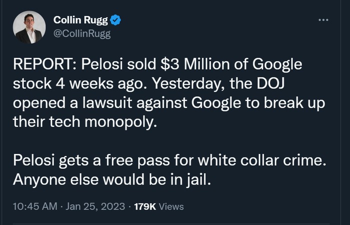 Pelosi gets a free pass for white collar crime. Anyone else would be in jail. | image tagged in insider trading,government corruption,doj corruption,crooked democrats,nancy pelosi wtf,get out of jail free card monopoly | made w/ Imgflip meme maker