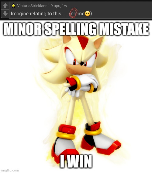 image tagged in minor spelling mistake hd | made w/ Imgflip meme maker