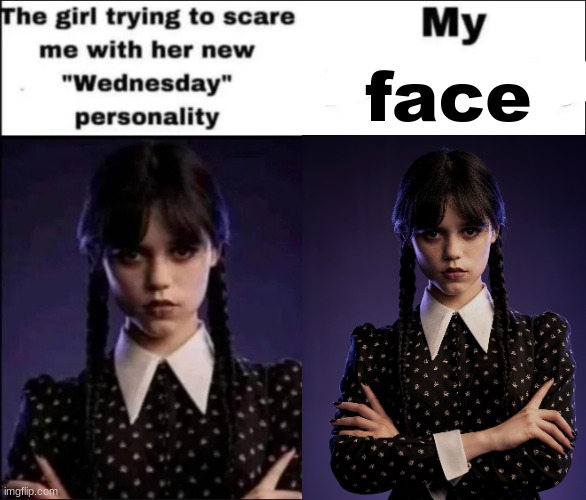 face | made w/ Imgflip meme maker
