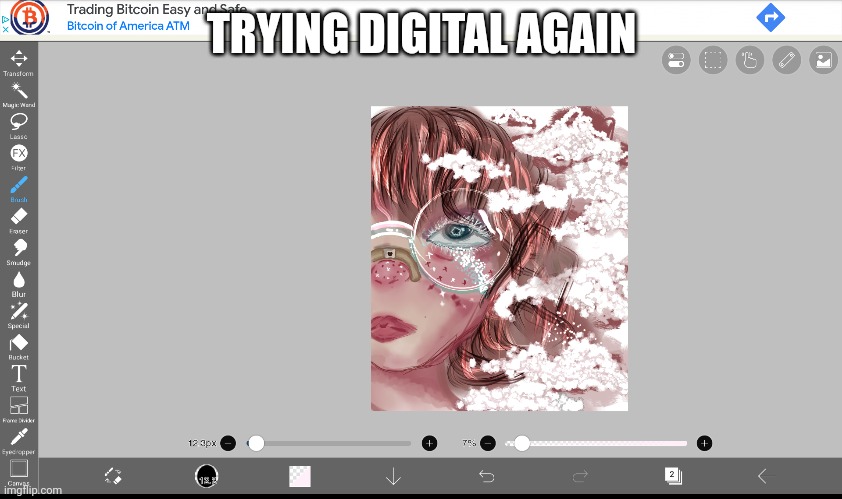 What are your thoughts on this | TRYING DIGITAL AGAIN | image tagged in drawing | made w/ Imgflip meme maker