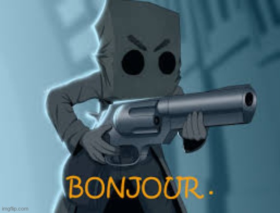 mono bonjour | image tagged in mono bonjour | made w/ Imgflip meme maker