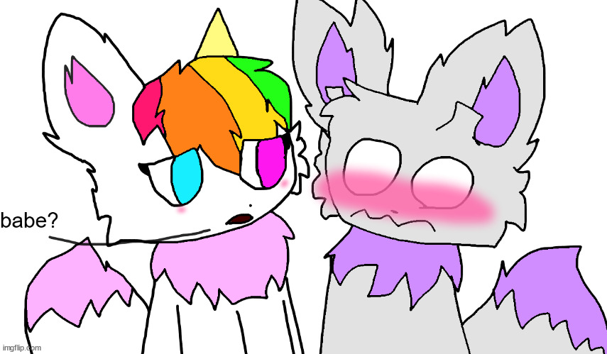 mewvee x unicorn eevee | made w/ Imgflip meme maker