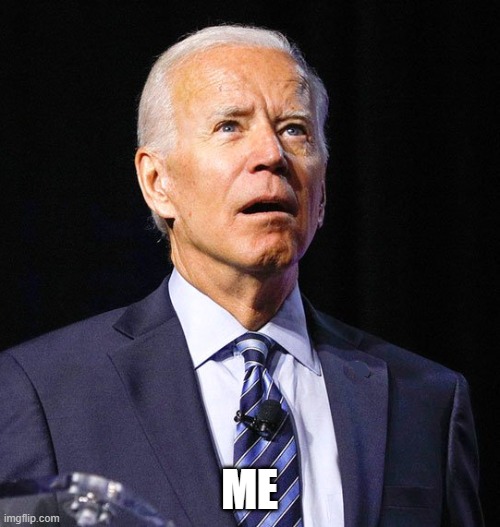 Joe Biden | ME | image tagged in joe biden | made w/ Imgflip meme maker