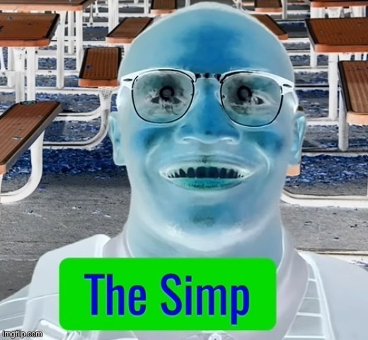 The Simp | image tagged in the simp | made w/ Imgflip meme maker