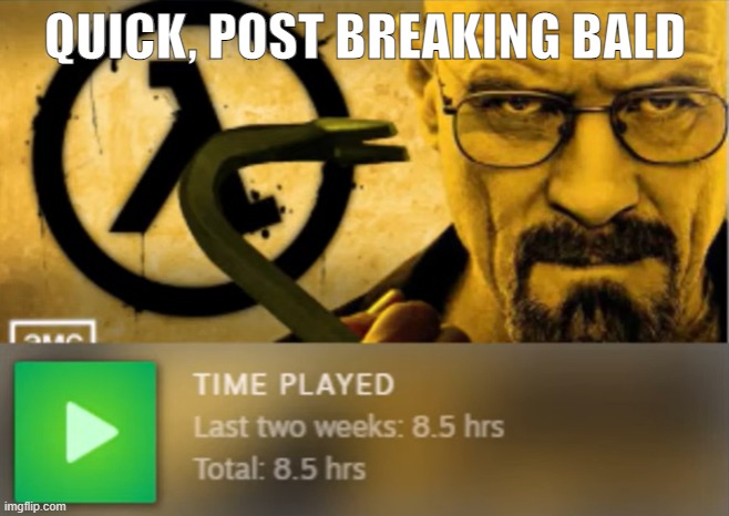 Walter Freeman | QUICK, POST BREAKING BALD | image tagged in walter freeman | made w/ Imgflip meme maker