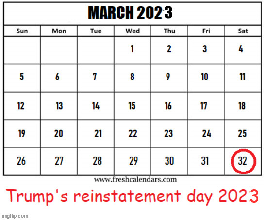 Trump's reinstatement day | 3; 3 | image tagged in trump,facebook,maga,banned,traitor,coup | made w/ Imgflip meme maker