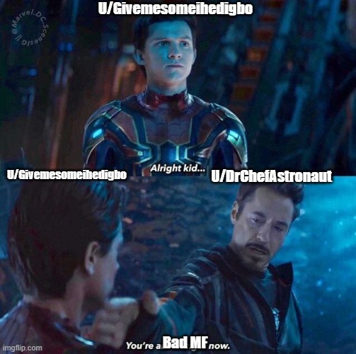 Infinity war you're an avenger now - Imgflip