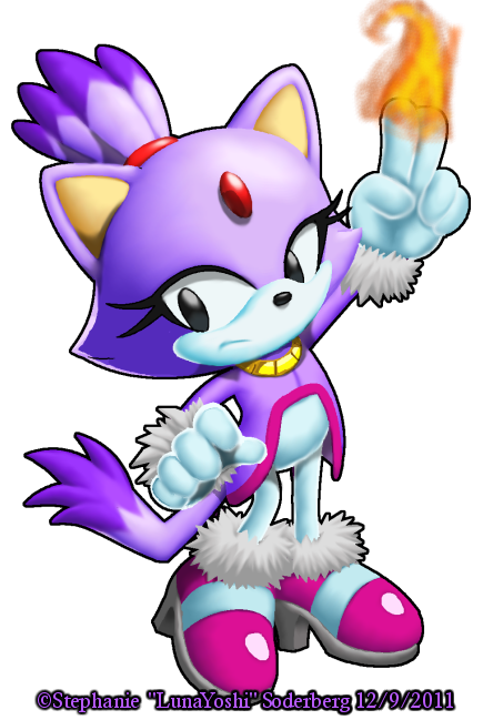 High Quality Blaze the Cat Blank Meme Template