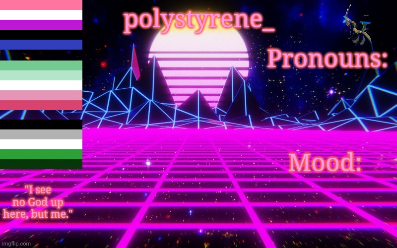 Polystyrene's newest announcement template Blank Meme Template